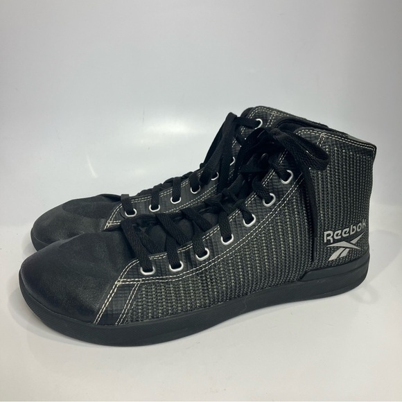 Reebok power lite weight lifting sneakers black silver men’s size 9.5 activewear - Picture 4 of 9